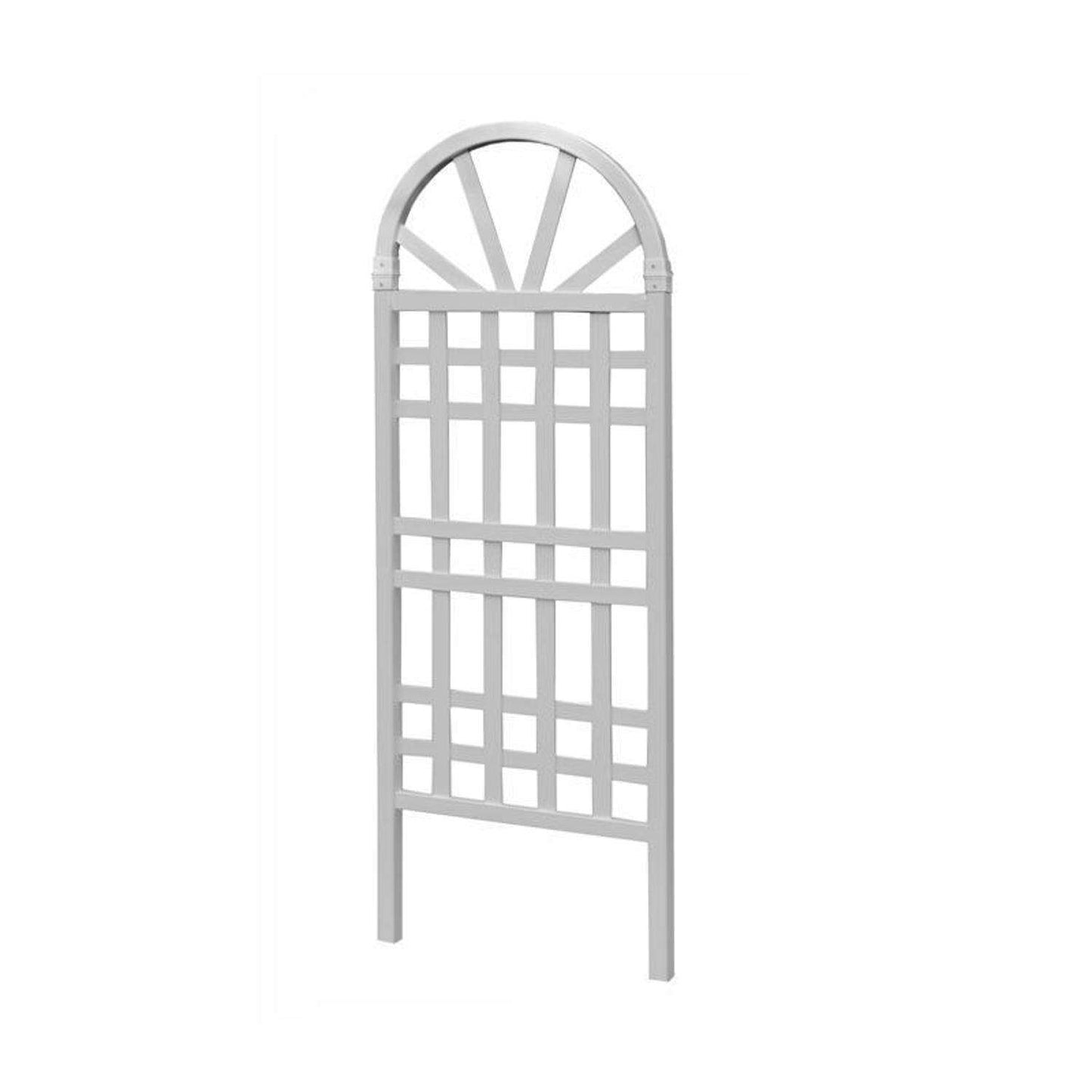  Vita Hamilton 60.5 In. H White Vinyl Garden Trellis