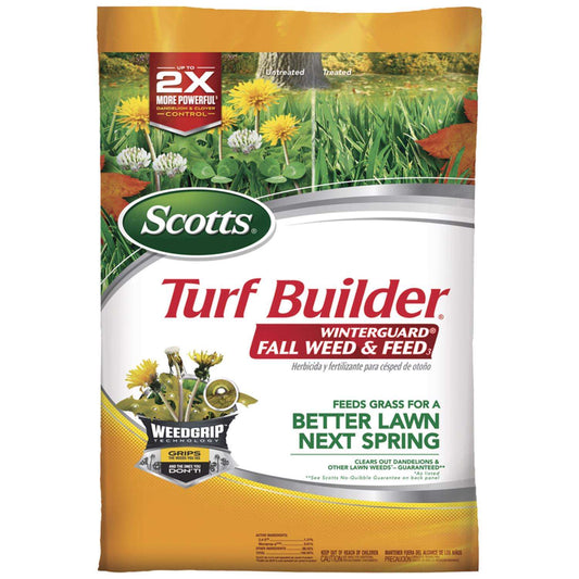 Scotts Turf Builder WinterGuard Fall Lawn Fertilizer For Multiple Grass Types 15000 Sq Ft