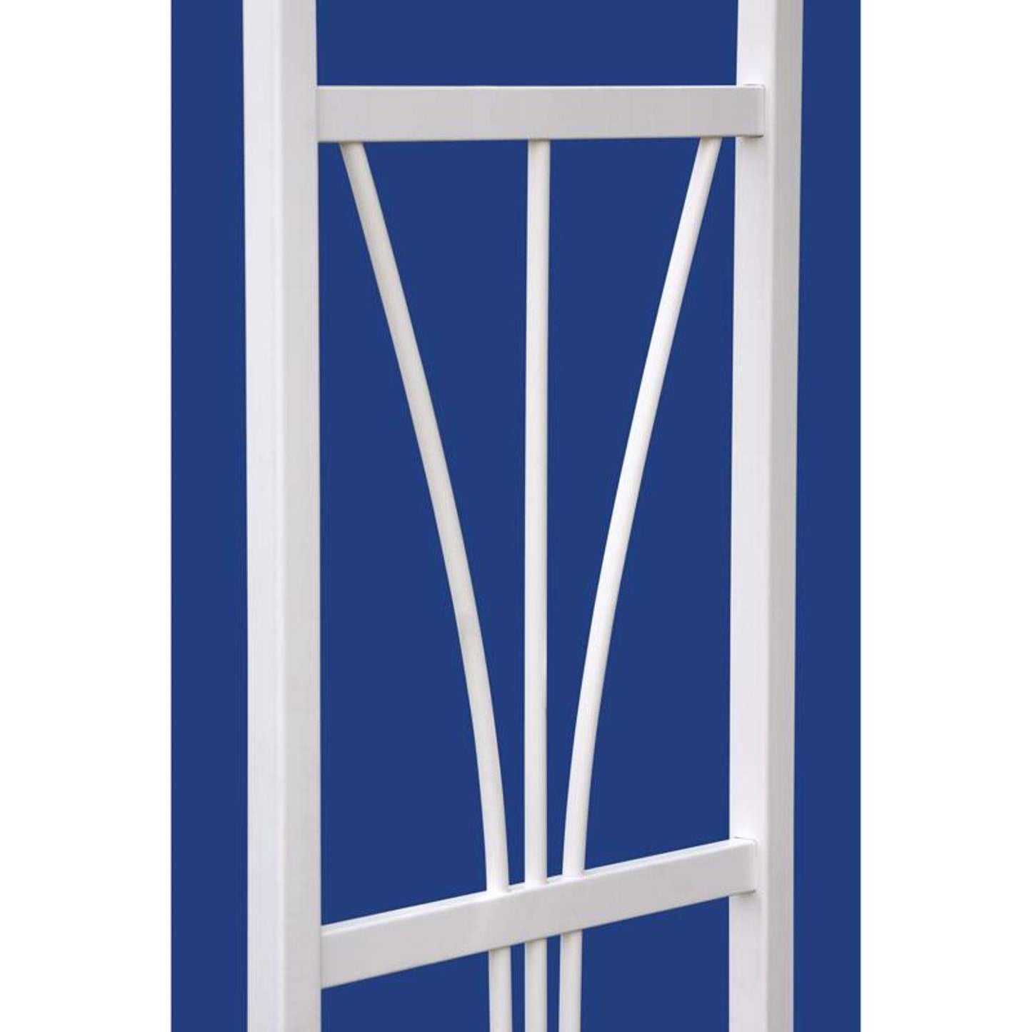  Vita Dublin 82 In. H White Vinyl Garden Arbor