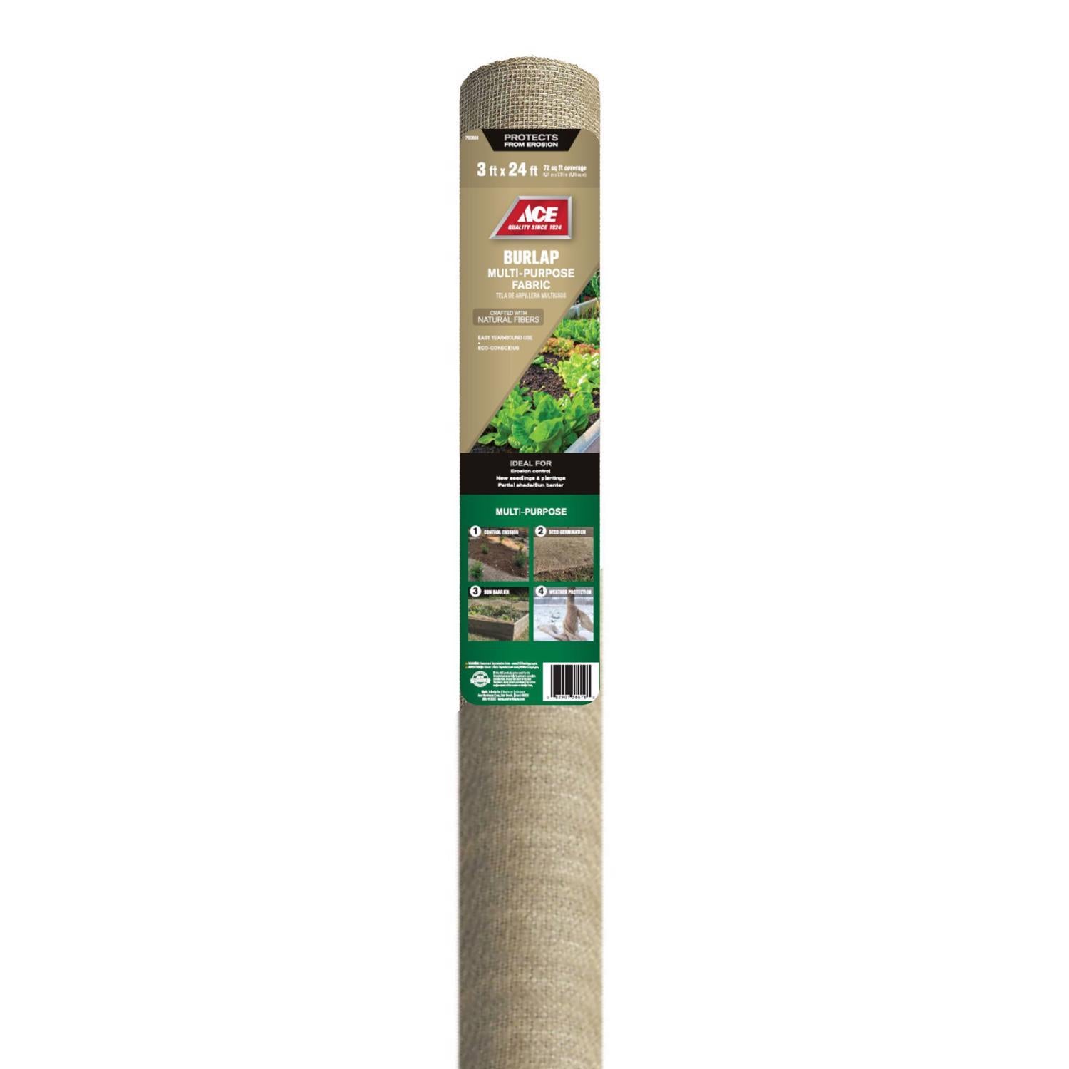 Ace 3 Ft. W X 24 Ft. L Burlap Ground And Turf Protection