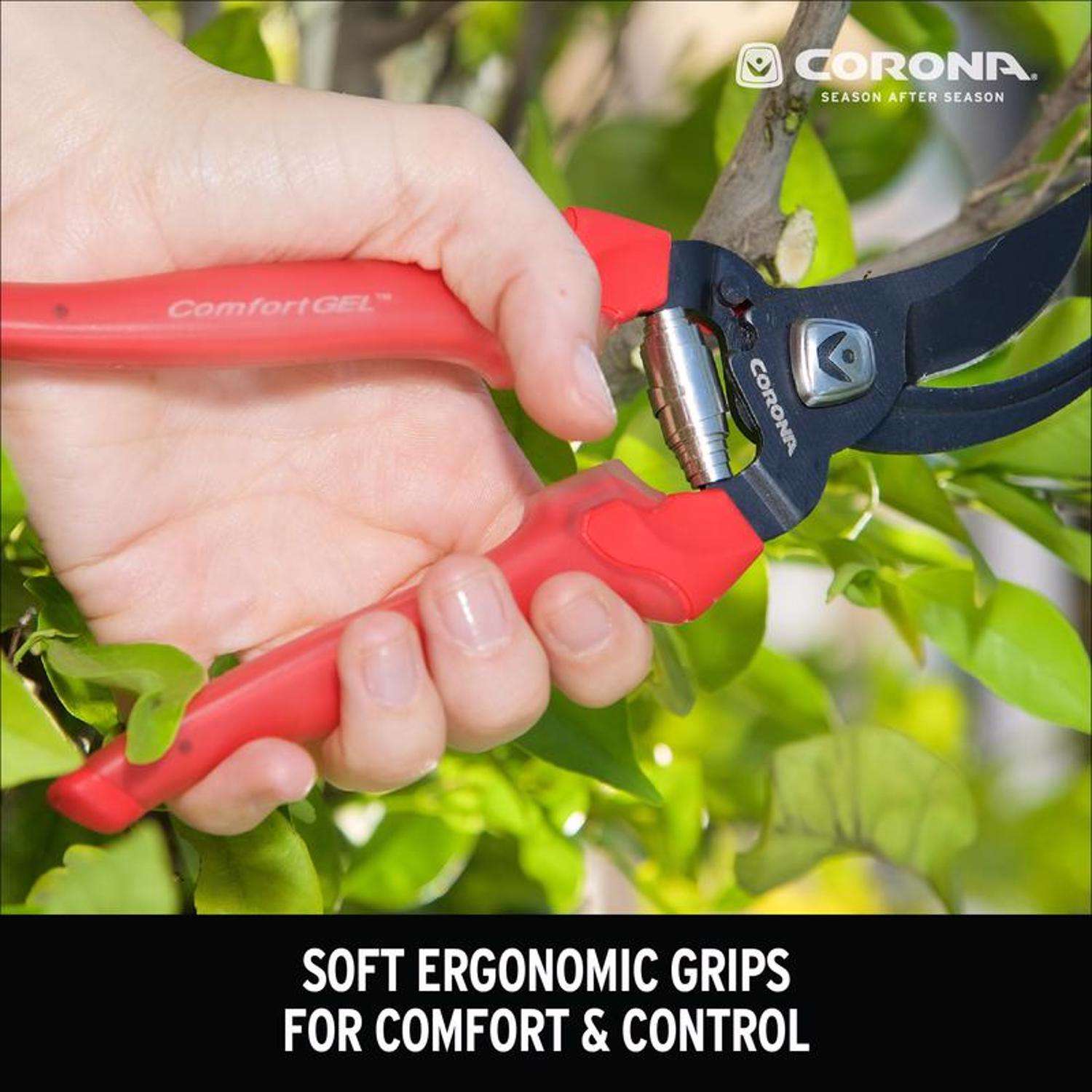  Corona ComfortGEL 4-1/2 In. Stainless Steel Bypass Pruners
