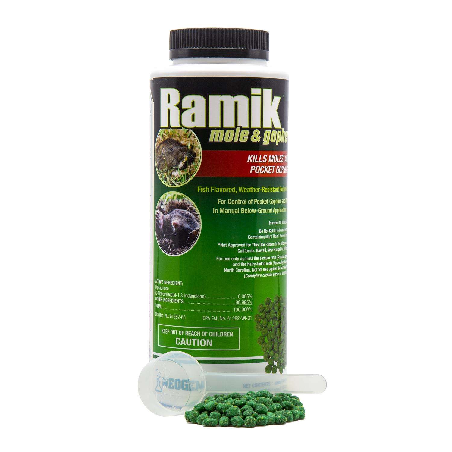  Ramik Fish-Flavored Rodenticide Bait Pellets For Gophers And Moles 1 Lb 1 Pk
