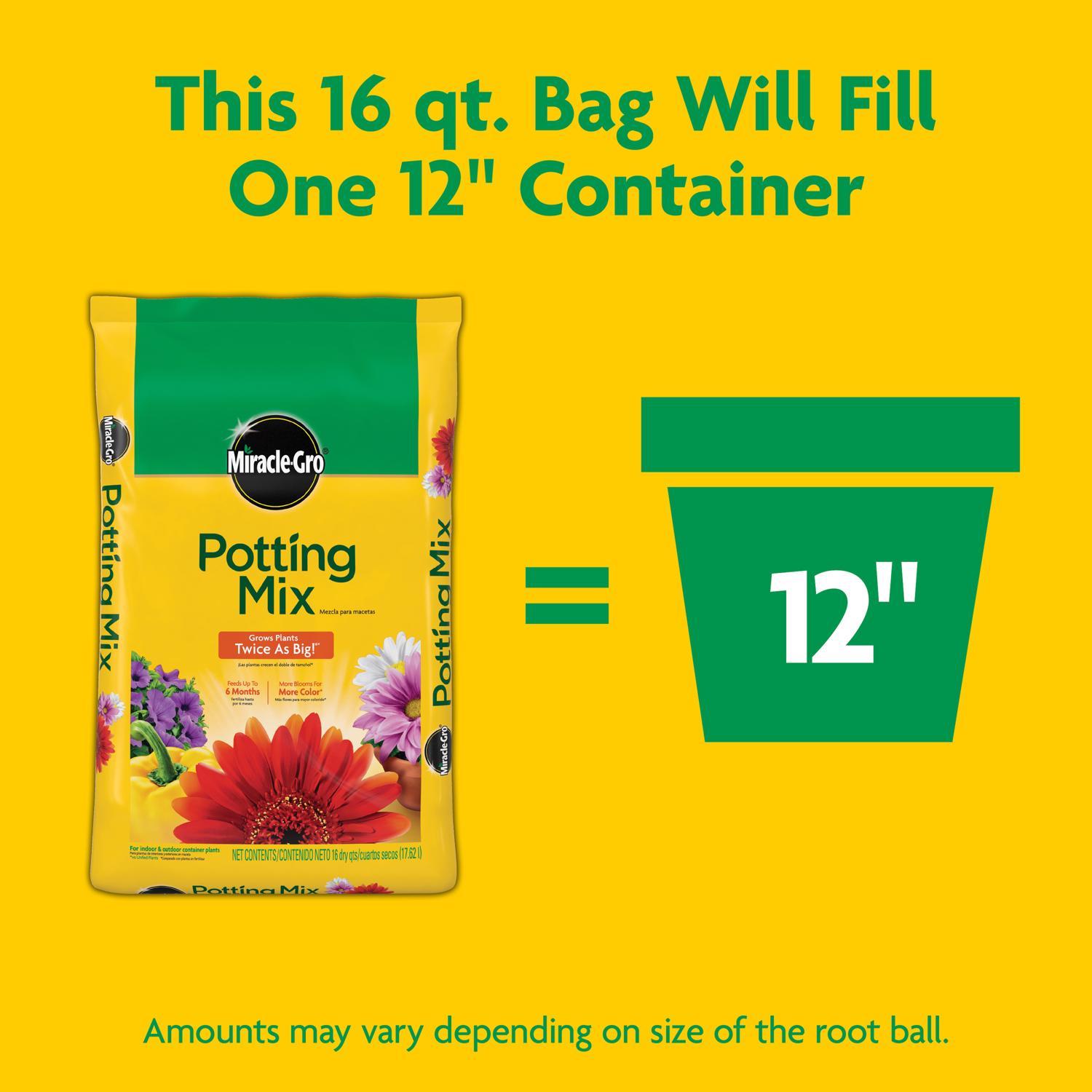  Miracle-Gro All Purpose Potting Mix 16 Qt