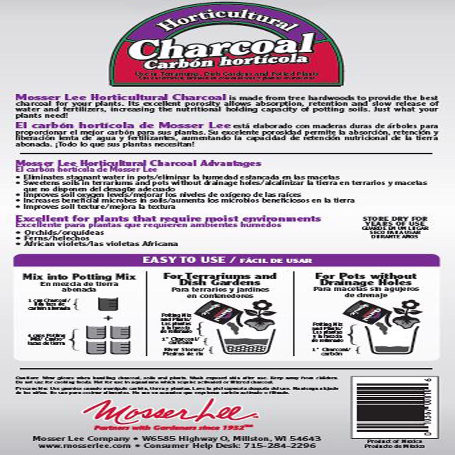 Mosser Lee Organic Blue Horticultural Charcoal 0.07 Cu Ft 2.48 L