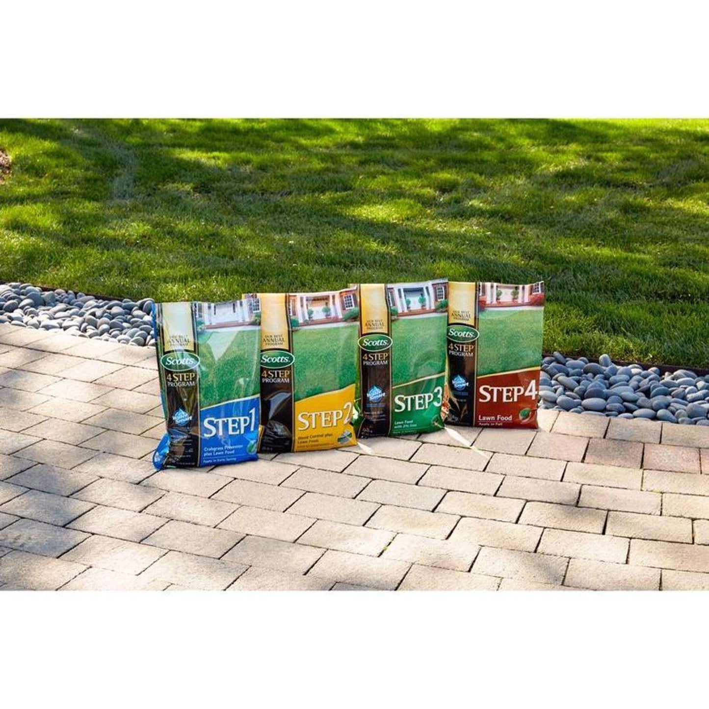  Scotts Step 4 Weed & Feed Lawn Fertilizer For All Grasses 5000 Sq Ft