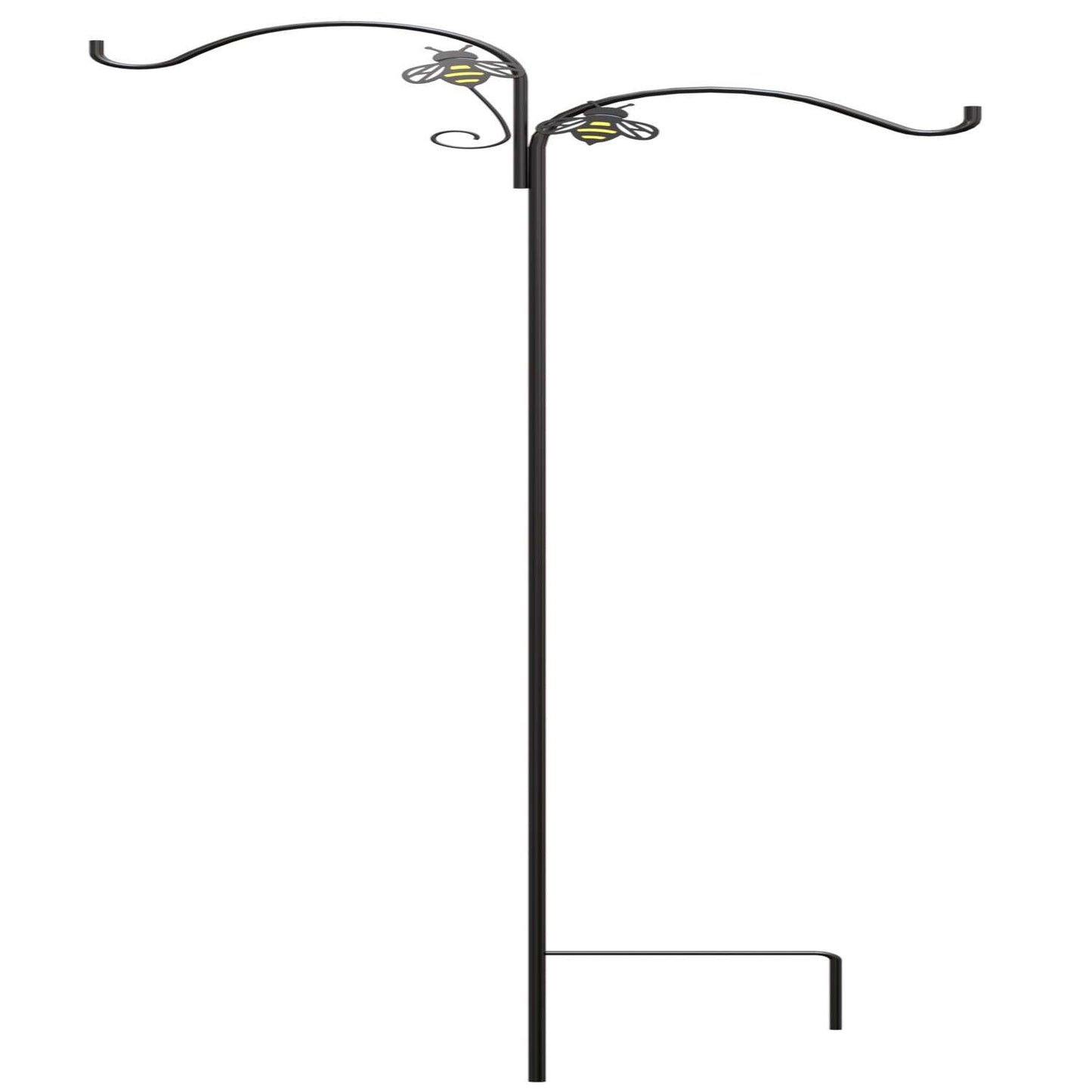  Panacea Black Metal 84 H Bee-Concious Double Shepherd's Hook 1