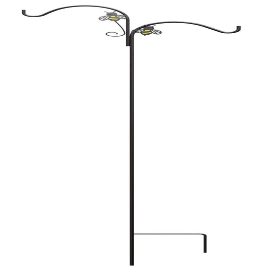  Panacea Black Metal 84 H Bee-Concious Double Shepherd's Hook 1