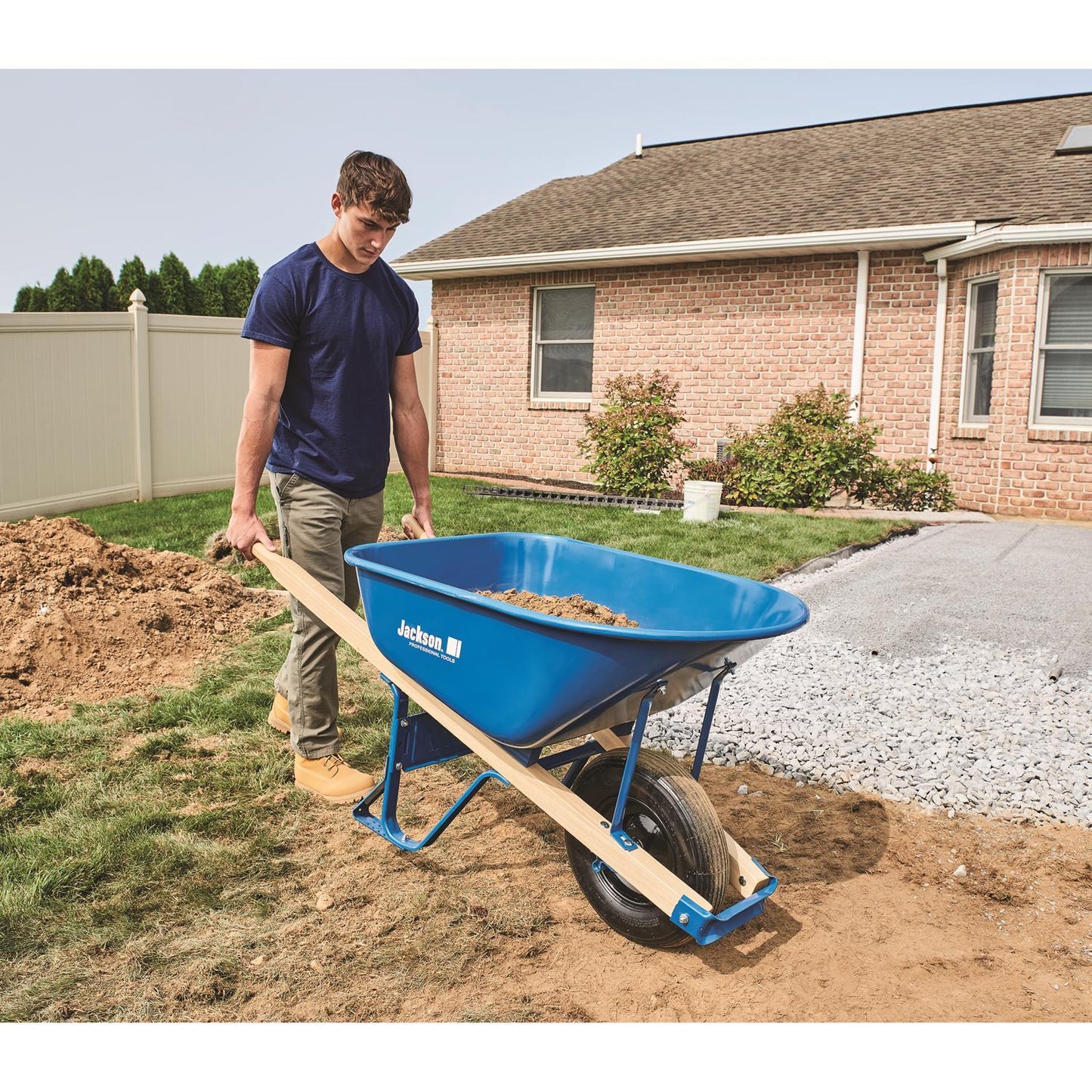  Jackson Steel Wheelbarrow 6 Cu Ft