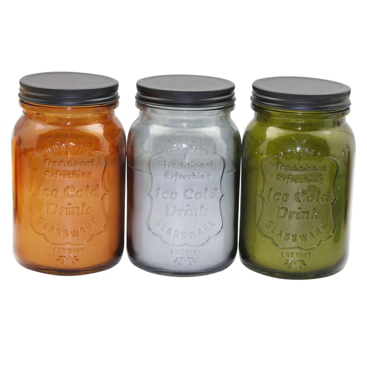 Patio Essentials Citronella Mason Jar Candle For Mosquitoes/Other Flying Insects 20 Oz