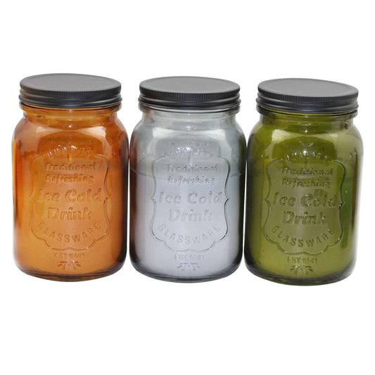  Patio Essentials Citronella Mason Jar Candle For Mosquitoes/Other Flying Insects 20 Oz