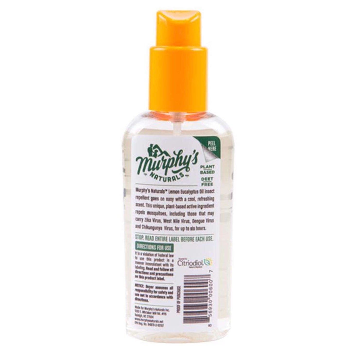  Murphy's Naturals Insect Repellent Liquid For Mosquitoes 4 Oz