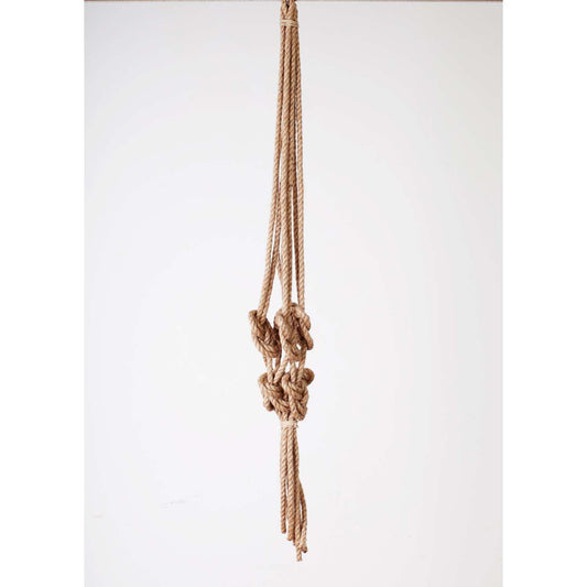  Primitive Planters Beige/Tan Jute 36 In. H Plant Hanger 1 Pk