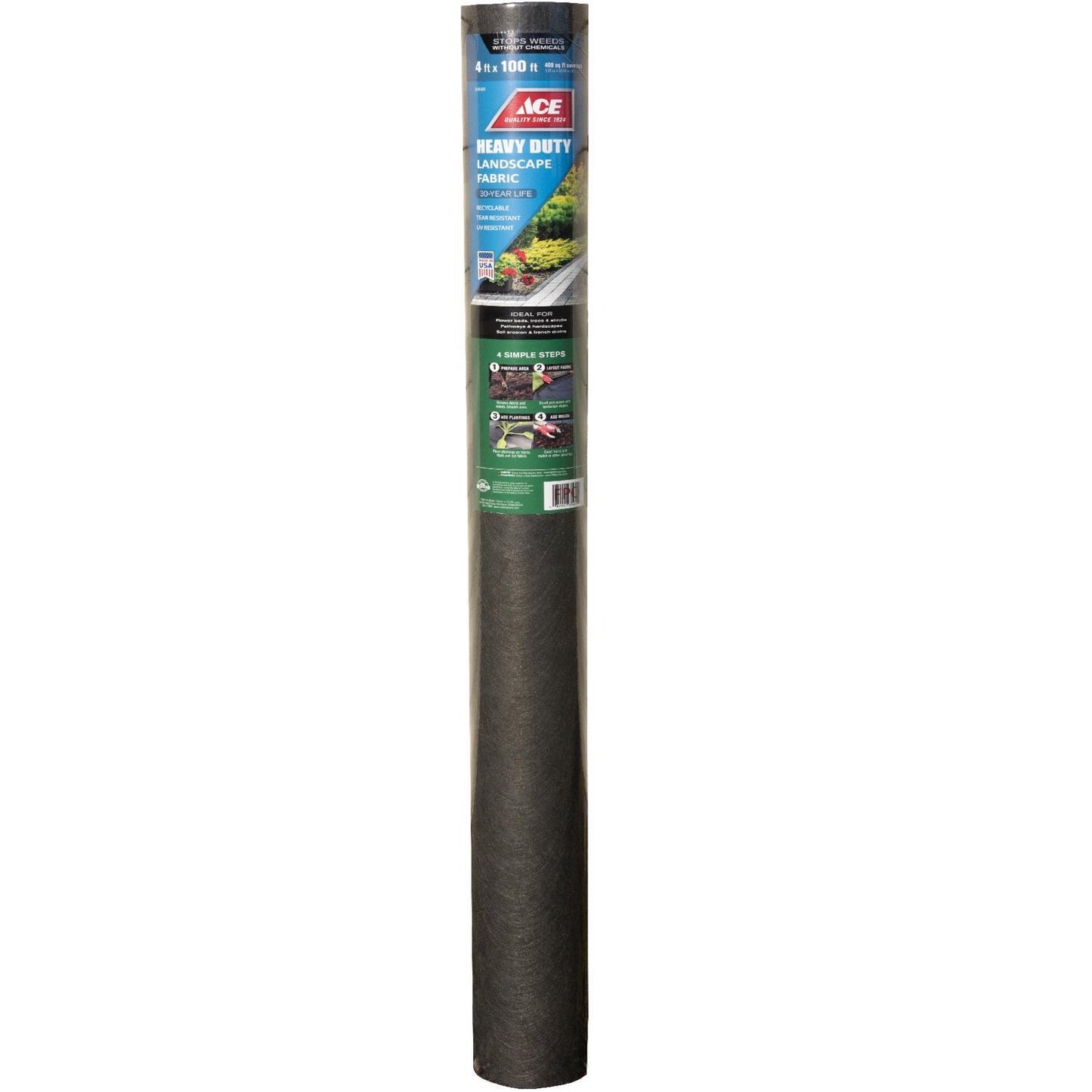  Ace 4 Ft. W X 100 Ft. L Fabric Landscape Fabric