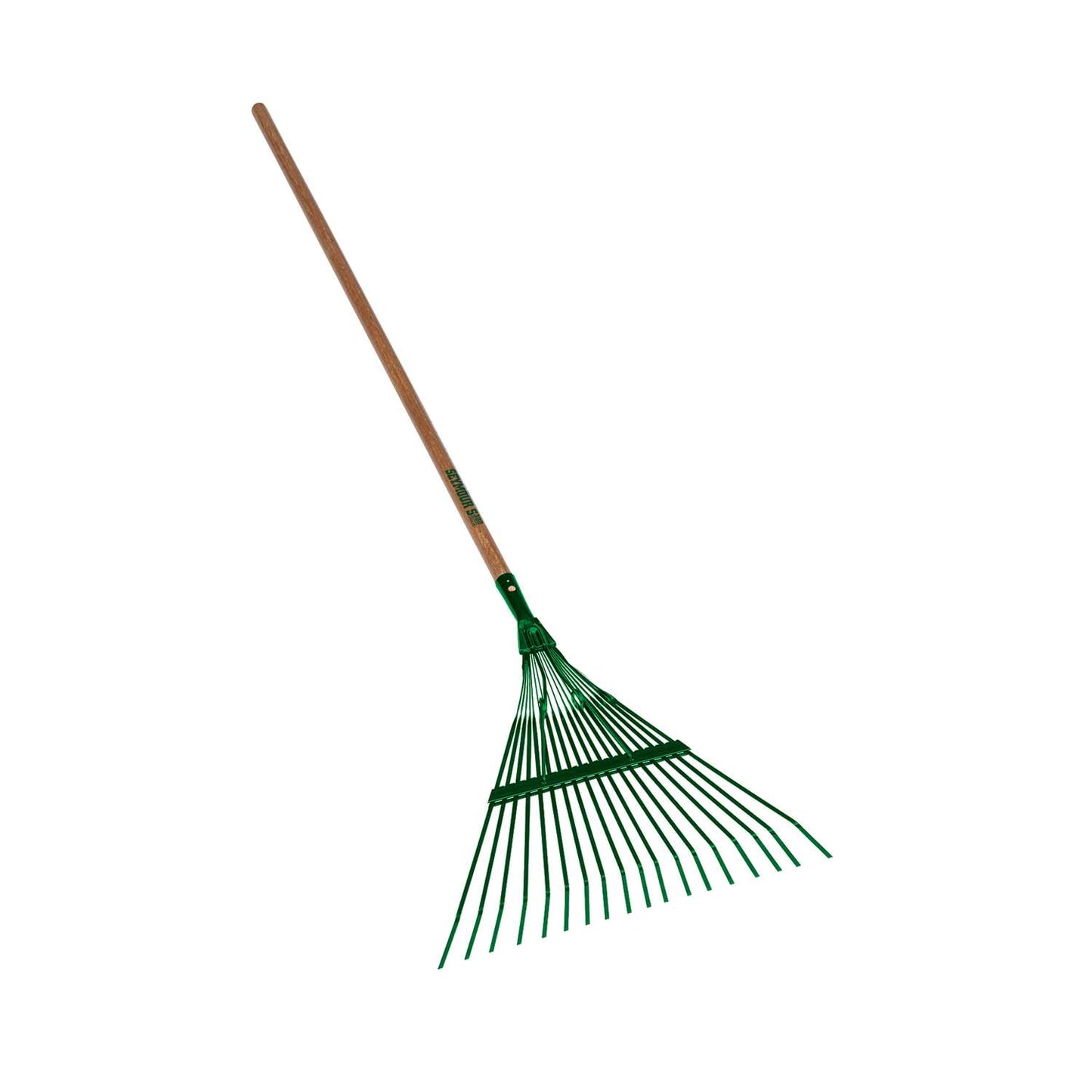  Seymour S300 DuraLite 18 Tine Steel Leaf Rake Wood Handle