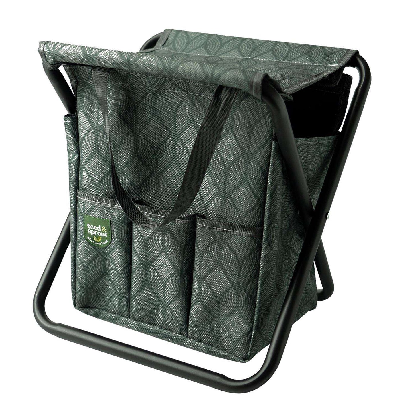  Seed And Sprout 16 In. W X 12 In. D Sage Garden Kneeler/Seat