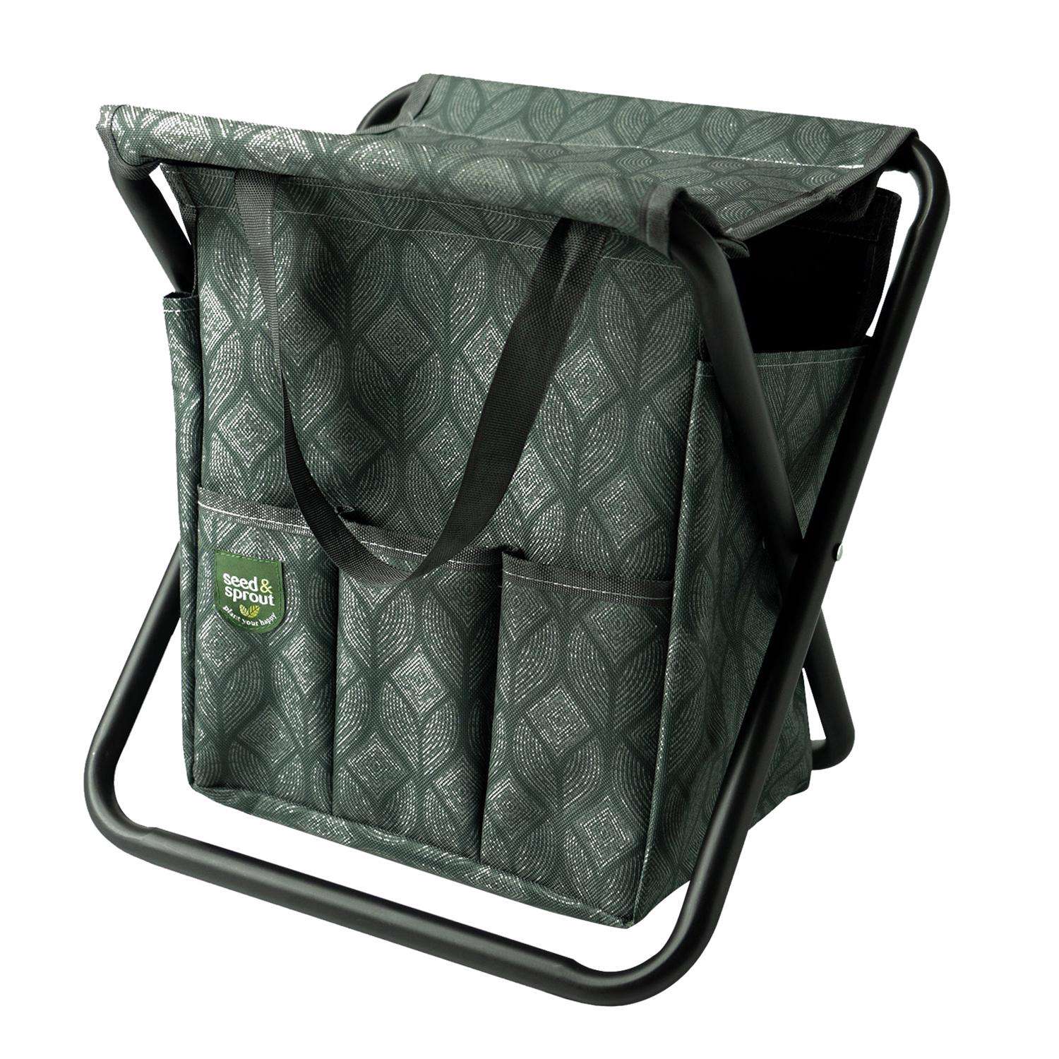  Seed And Sprout 16 In. W X 12 In. D Sage Garden Kneeler/Seat
