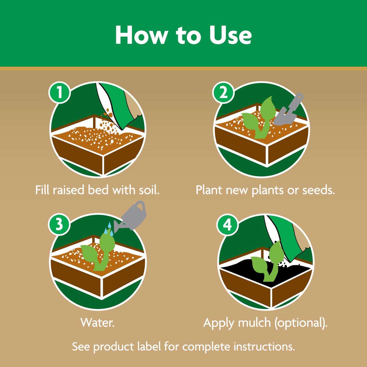  Miracle-Gro Organic All Purpose Raised Bed Soil 1.5 Cu Ft