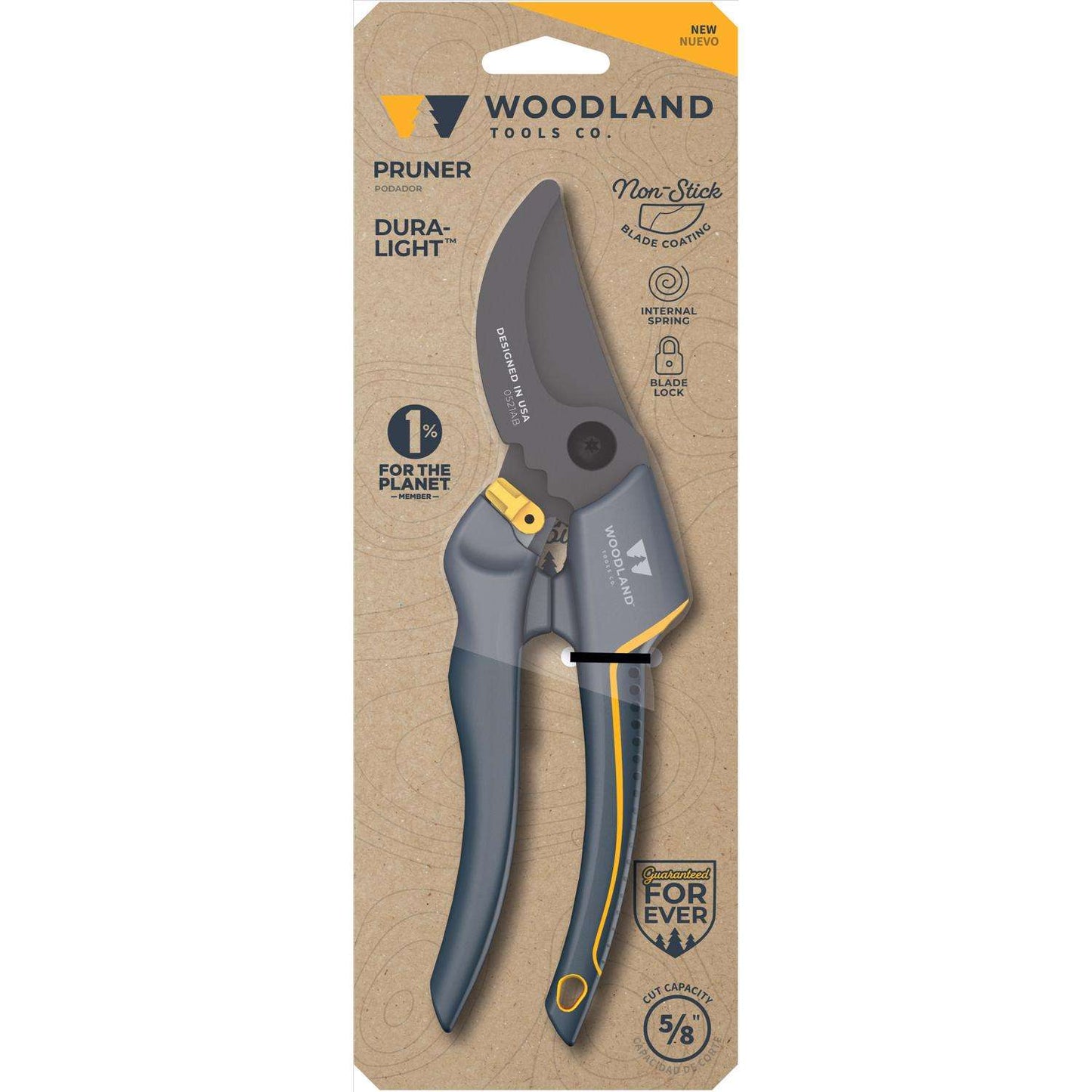  WOODLAND TOOLS Steel Curved Hand Pruner