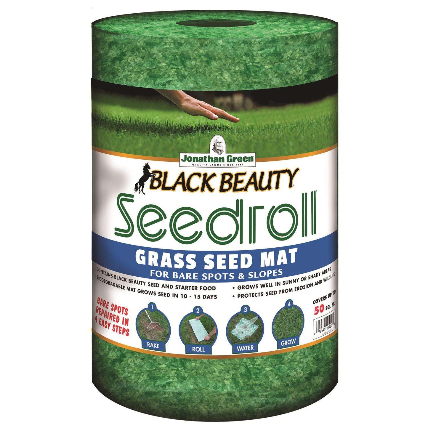  Jonathan Green Black Beauty Seedroll Mixed Sun Or Shade Grass Seed Mat