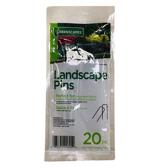  Greenscapes 1 In. W X 4.5 In. L Steel Landscape Fabric Pins 20 Pk