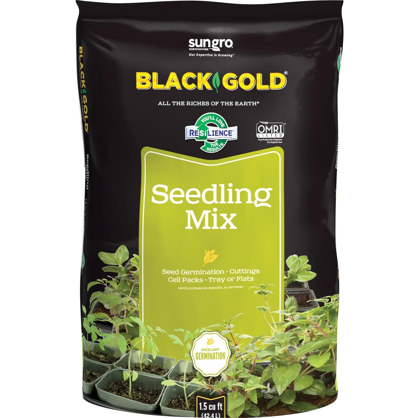  Black Gold Organic All Purpose Seed Starting Mix 1.5 Cu Ft
