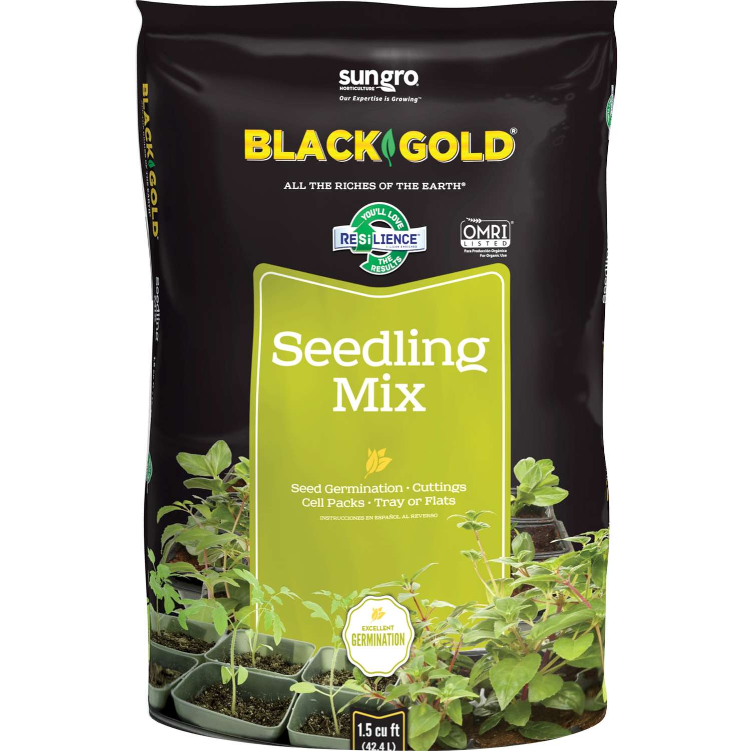  Black Gold Organic All Purpose Seed Starting Mix 1.5 Cu Ft
