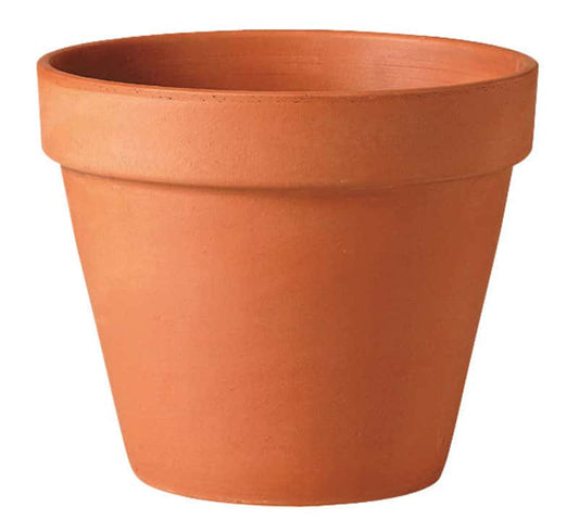  Deroma 11.8 In. H X 14 In. D Clay Traditional Planter Terracotta