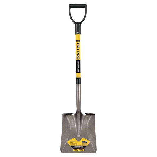 Truper Tru-Tough 41 In. Steel Square Transfer Shovel Fiberglass Handle