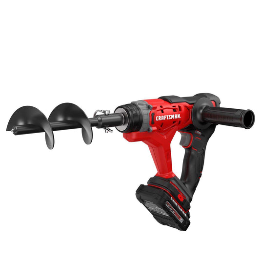  Craftsman V20 13.97 In. Steel Battery Operated Auger