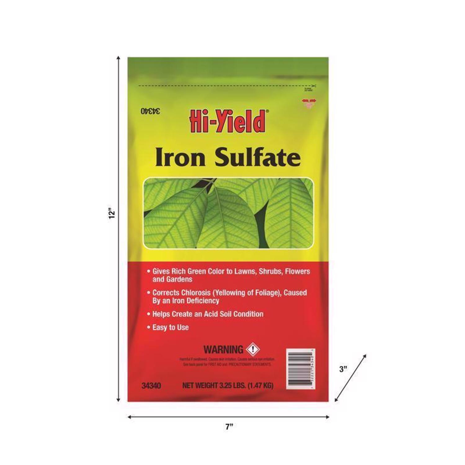  Hi-Yield Iron Sulfate 1000 Sq Ft 3.25 Lb
