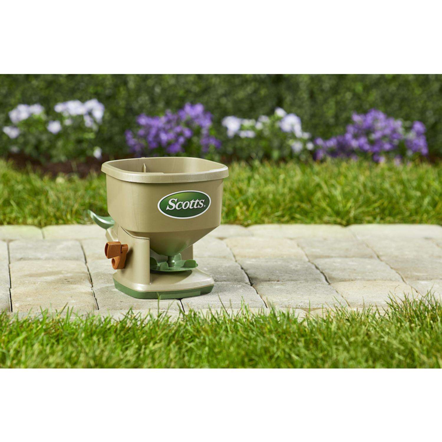  Scotts Whirl Handheld Spreader For Fertilizer/Ice Melt/Seed