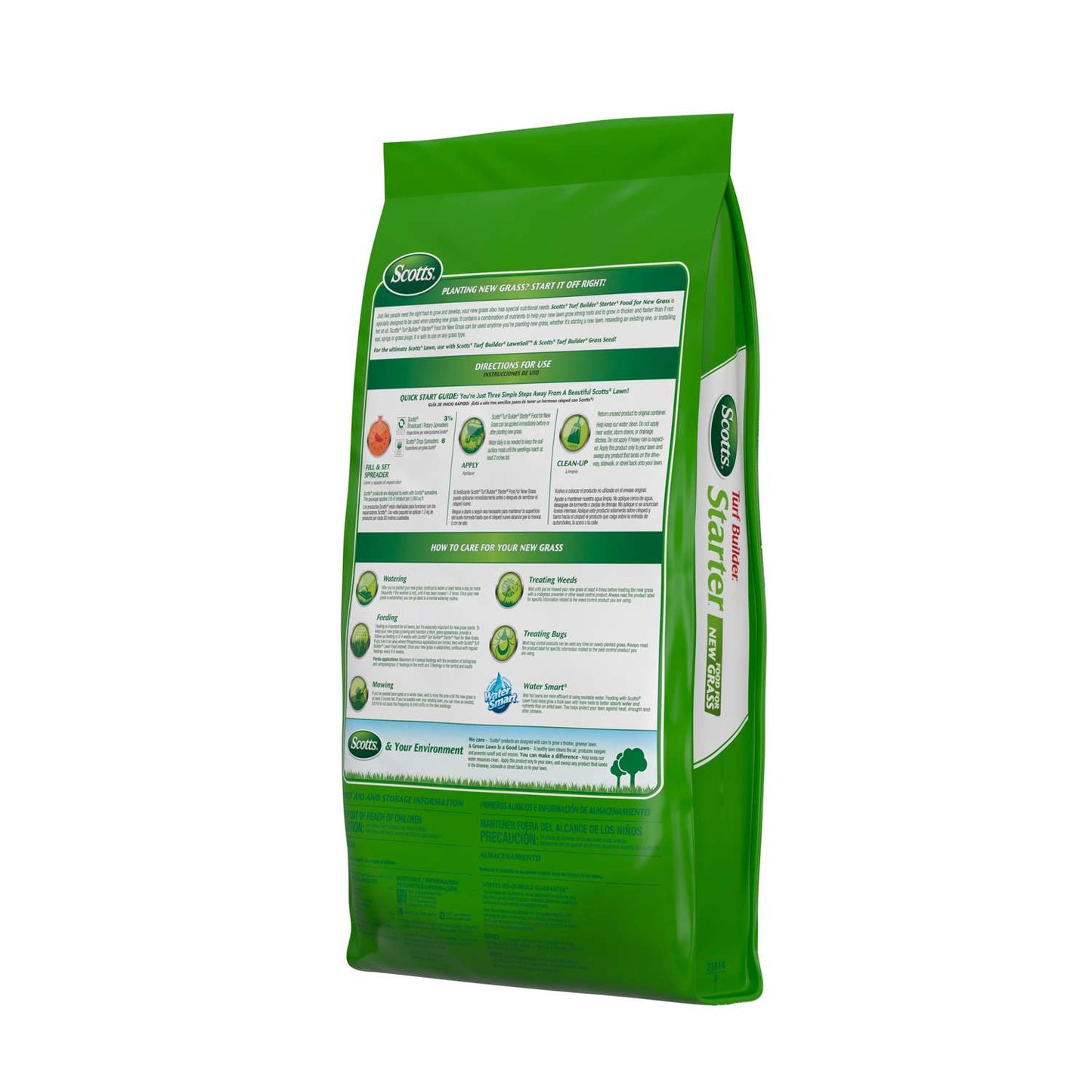  Scotts Turf Builder Lawn Starter Lawn Fertilizer For All Grasses 14000 Sq Ft
