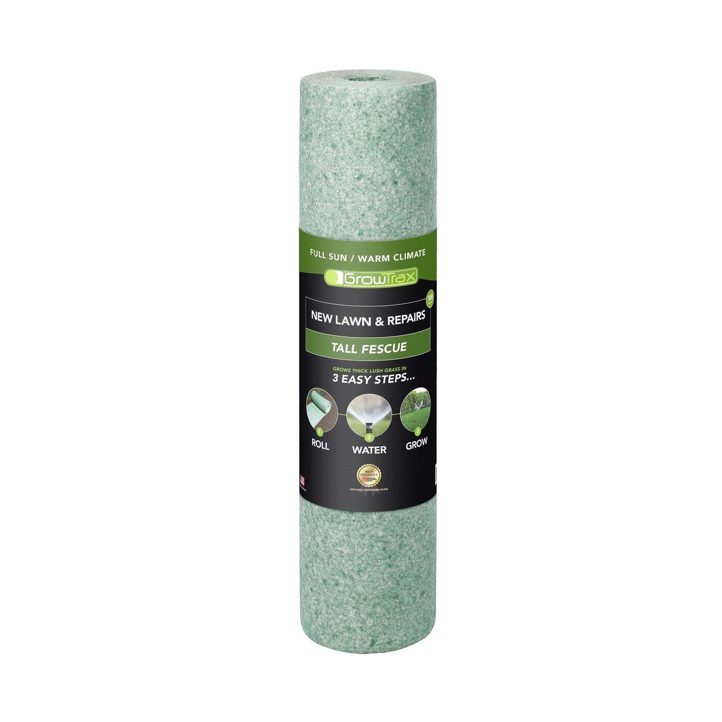  GrowTrax Big Roll Tall Fescue Grass Sun Or Shade Grass Seed Blanket