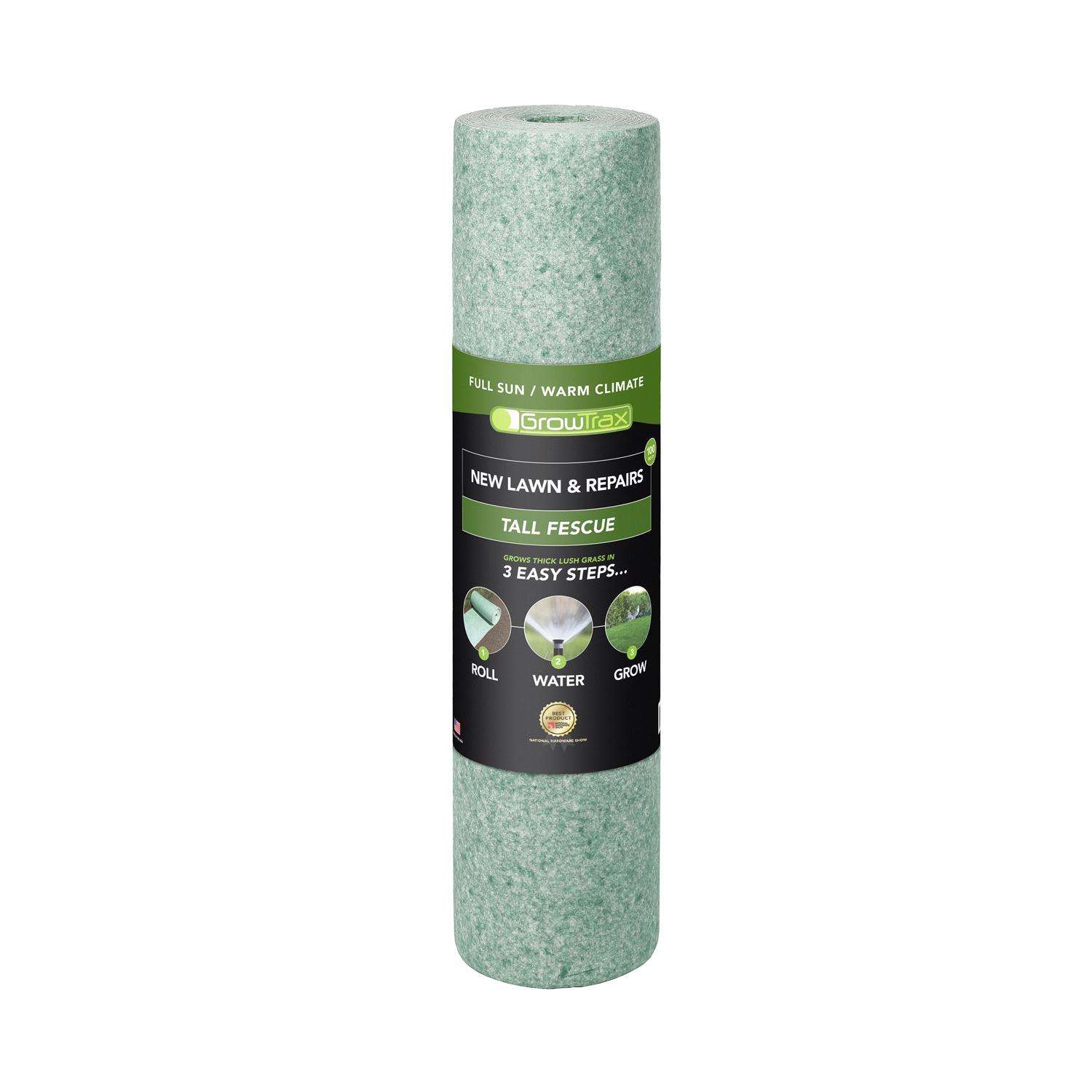  GrowTrax Big Roll Tall Fescue Grass Sun Or Shade Grass Seed Blanket