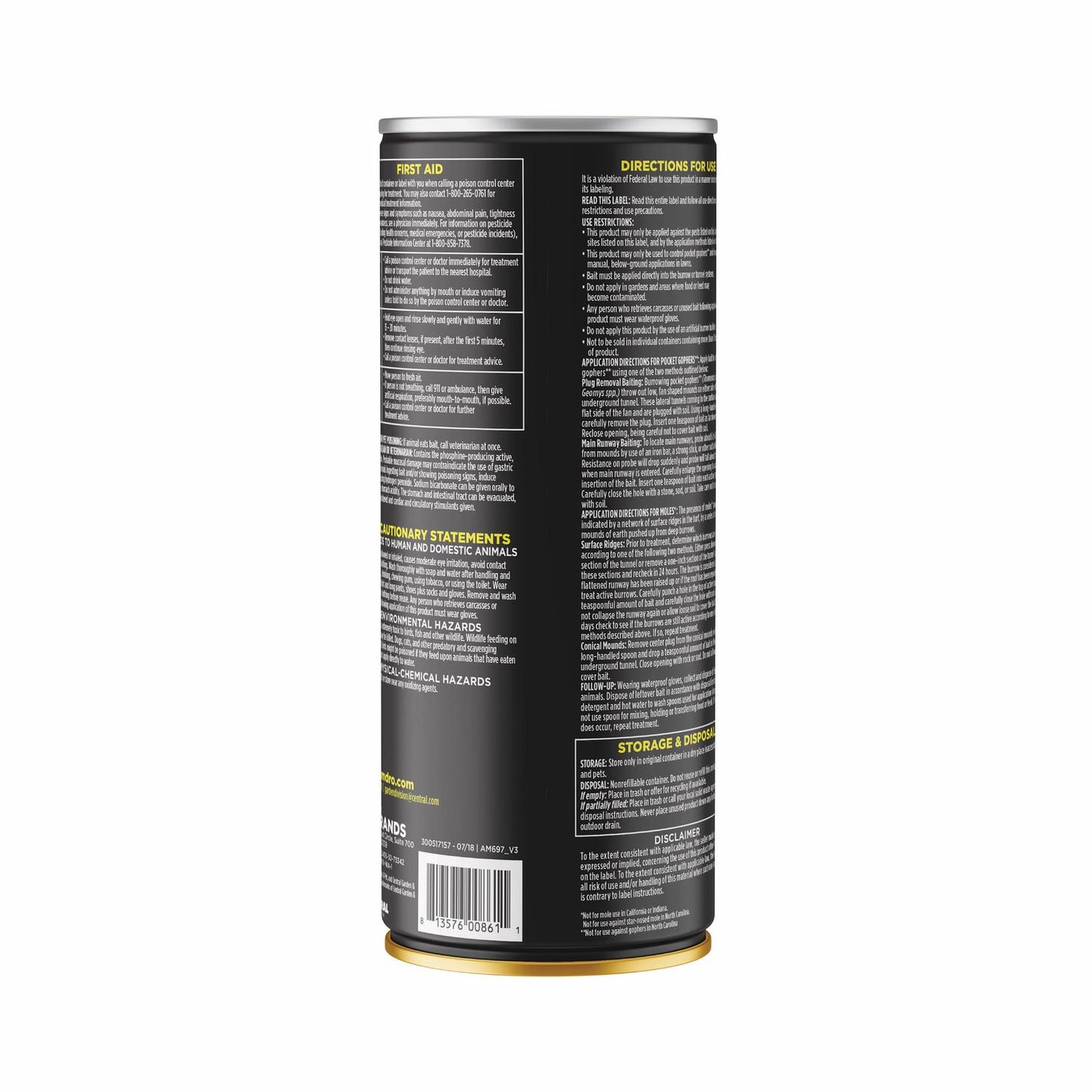  Amdro Toxic Rodenticide Bait Granules For Gophers And Moles 1 Lb 1 Pk