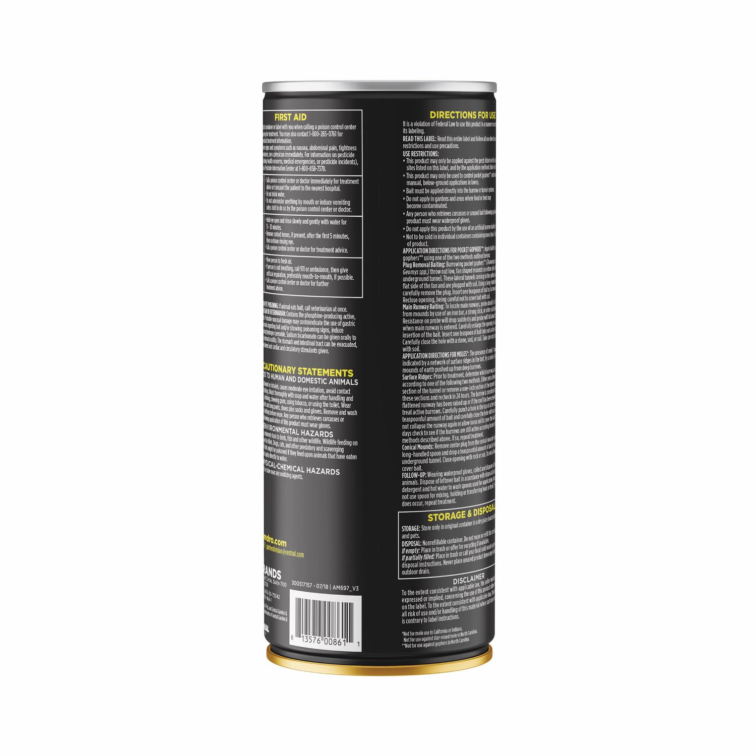  Amdro Toxic Rodenticide Bait Granules For Gophers And Moles 1 Lb 1 Pk