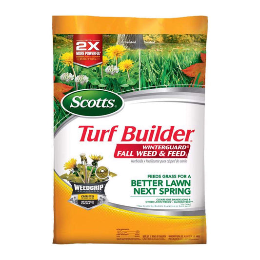  Scotts Turf Builder WinterGuard Weed & Feed Lawn Fertilizer For Multiple Grass Types 4000 Sq Ft