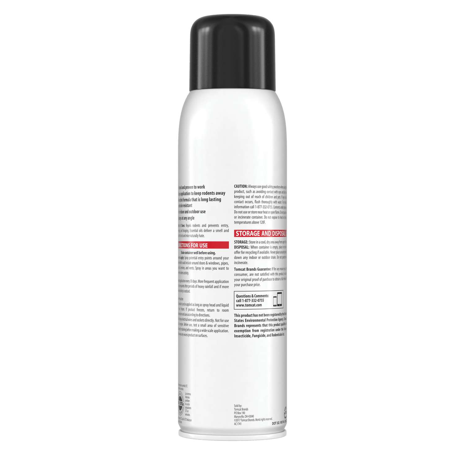  Tomcat Animal Repellent Spray For Rodents 14 Oz