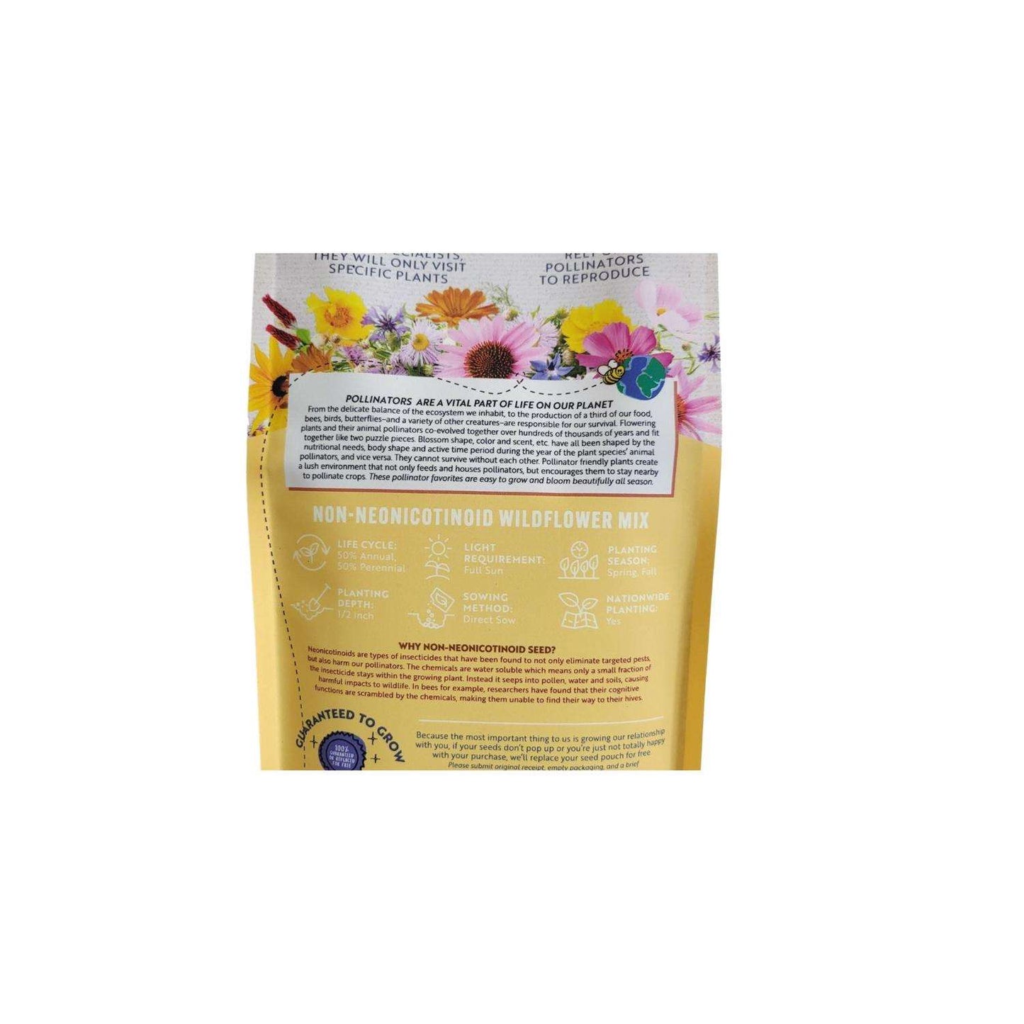  Buzzy Seeds Wildflower Mix Seeds 1 Pk