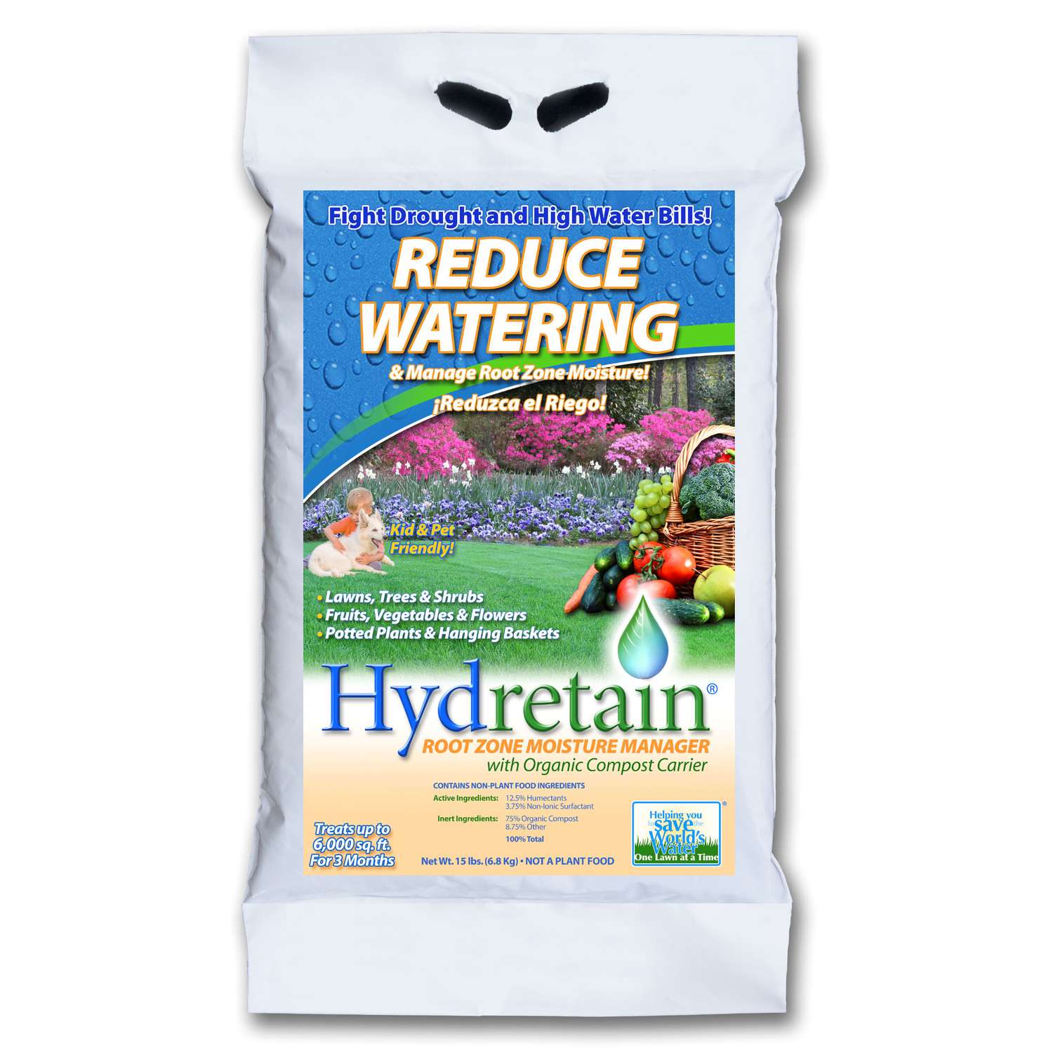  Hydretain Organic Moisture Manager Soil Treatment 6000 Sq Ft 15 Lb
