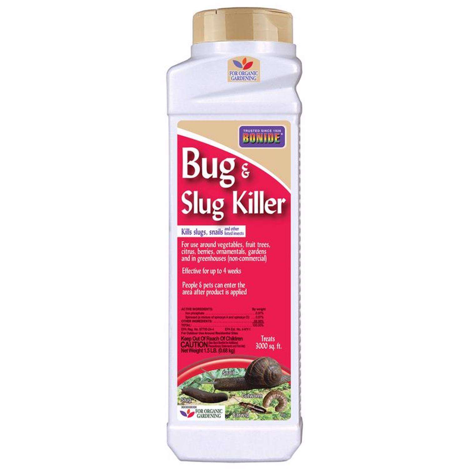  Bonide Bug & Slug Organic Insect Killer Granules 1.5 Lb