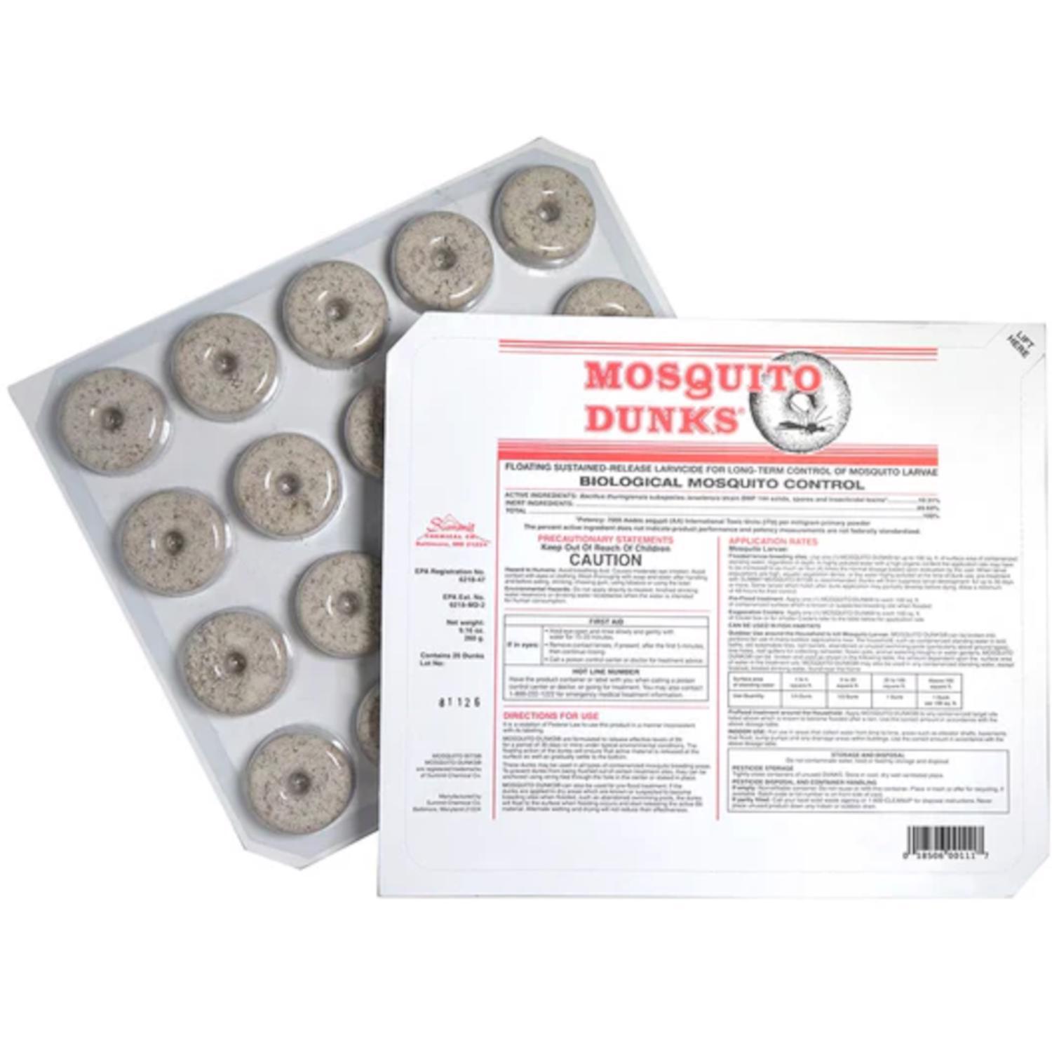  Summit Mosquito Dunks Insect Repellent Solid For Mosquitoes 20 Ct