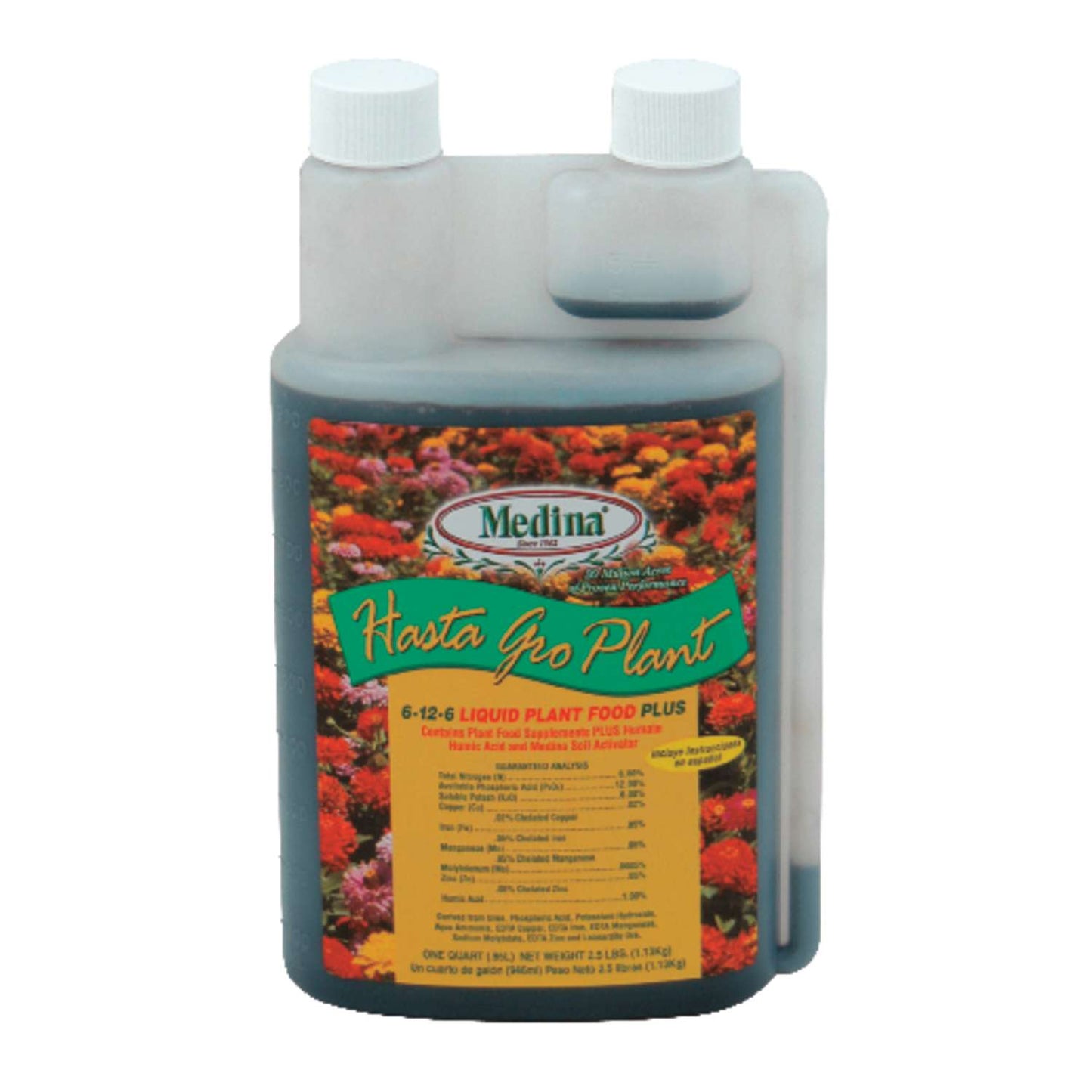  Medina HastaGro Liquid All Purpose Plant Food 1 Qt