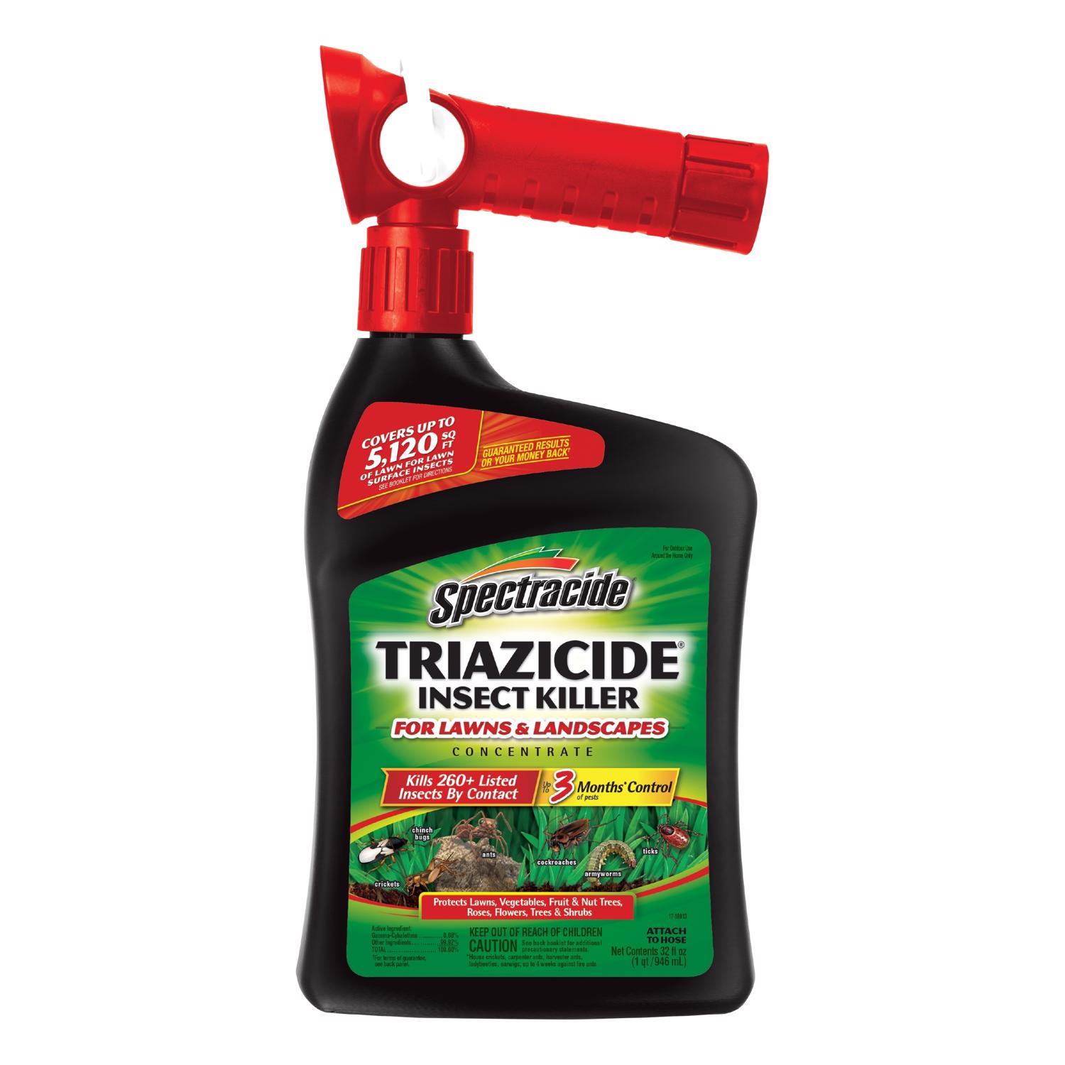  Spectracide Triazicide For Lawns Insect Killer Liquid Concentrate 32 Oz