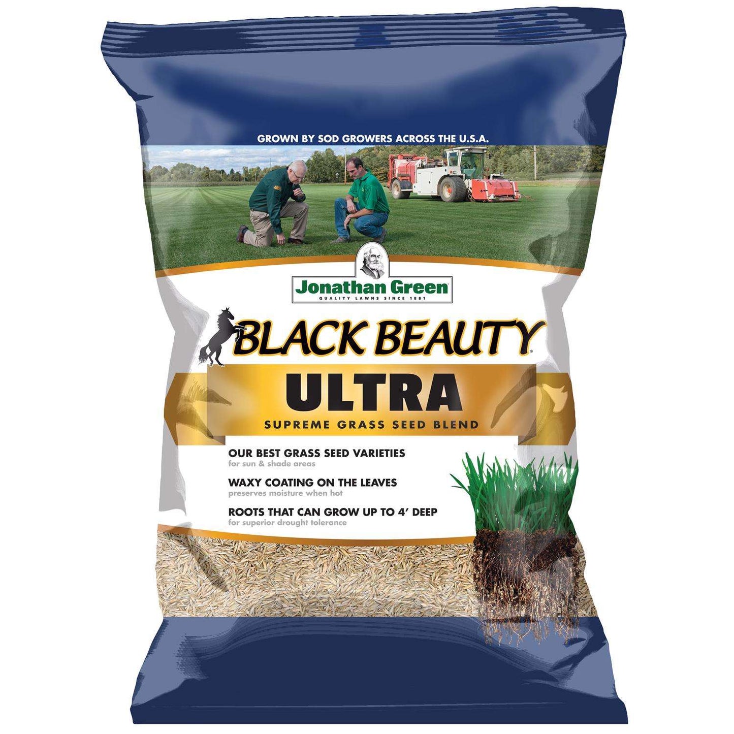  Jonathan Green Black Beauty Ultra All Grasses Sun Or Shade Grass Seed 25 Lb