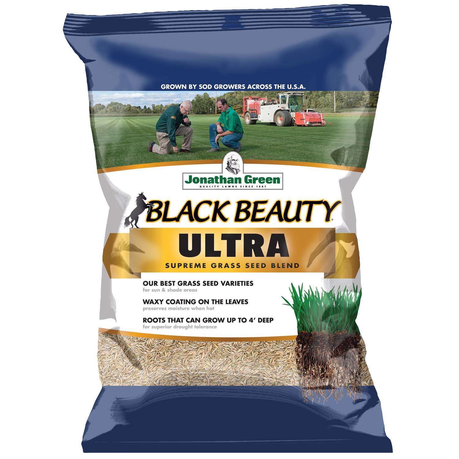  Jonathan Green Black Beauty Ultra All Grasses Sun Or Shade Grass Seed 25 Lb