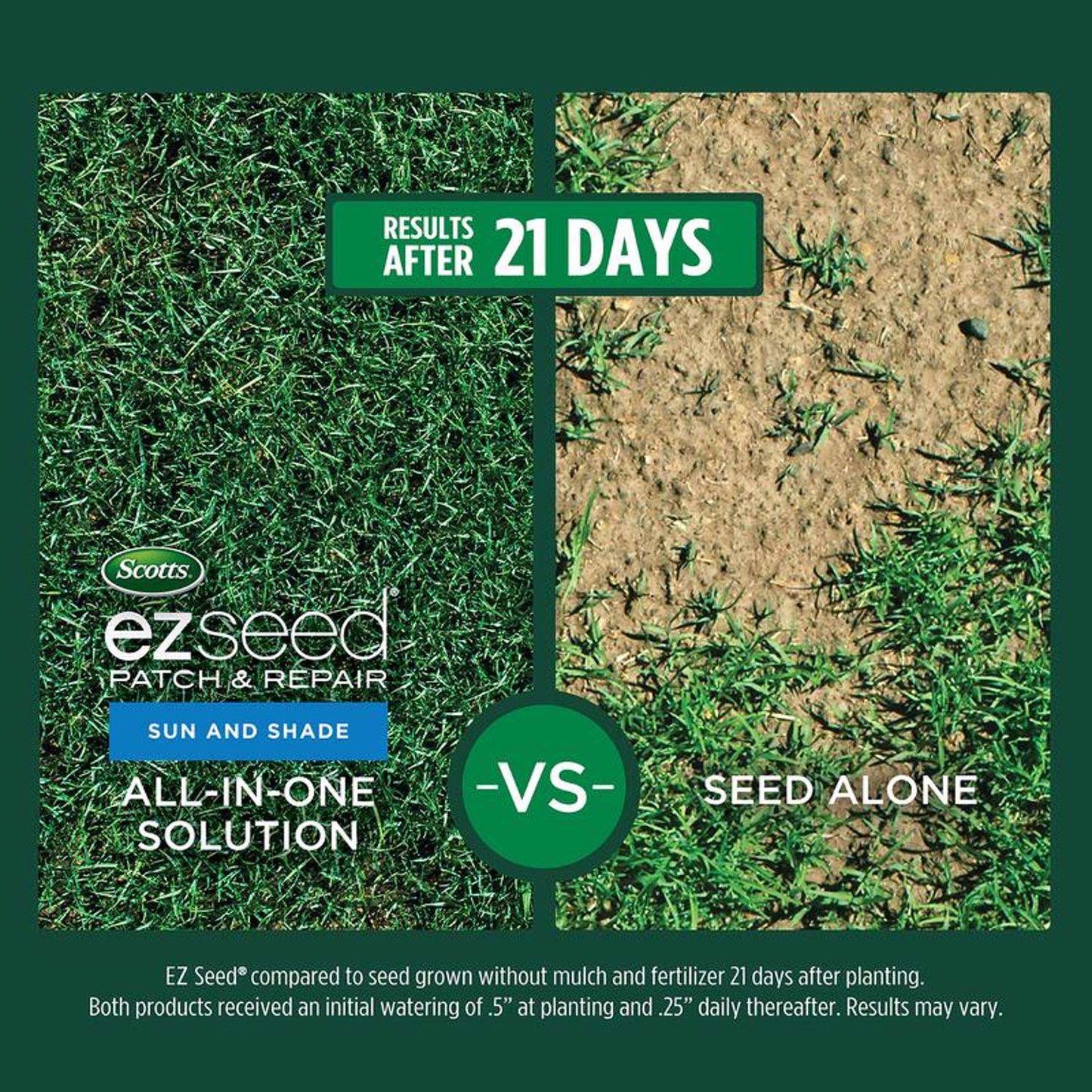  Scotts EZ Seed Mixed Sun Or Shade Fertilizer/Mulch/Seed 10 Lb