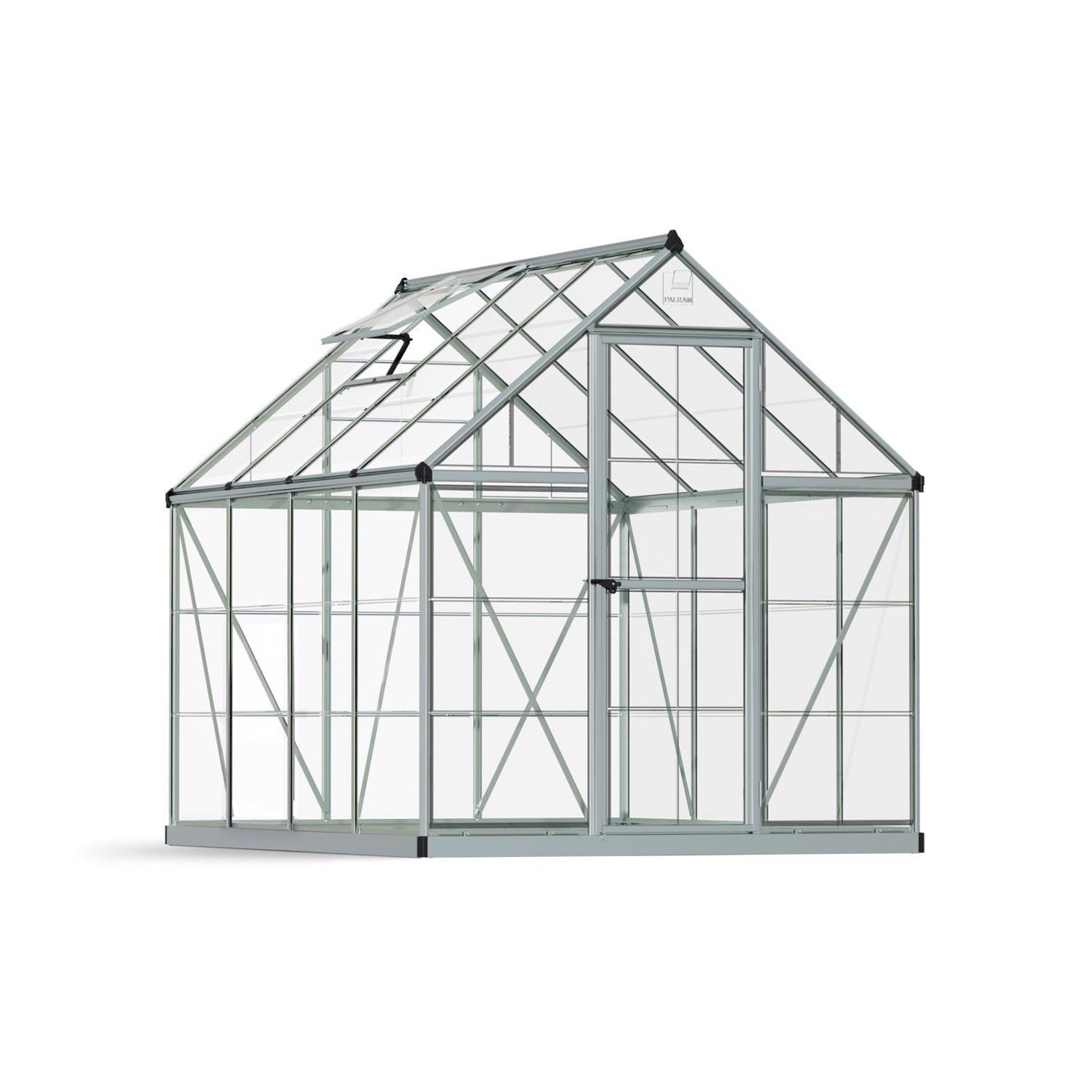  Canopia By Palram Harmony Silver 72.8 In. W X 97.2 In. D X 81.9 In. H Walk-In Greenhouse