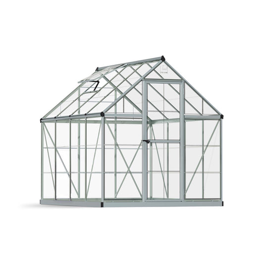  Canopia By Palram Harmony Silver 72.8 In. W X 97.2 In. D X 81.9 In. H Walk-In Greenhouse