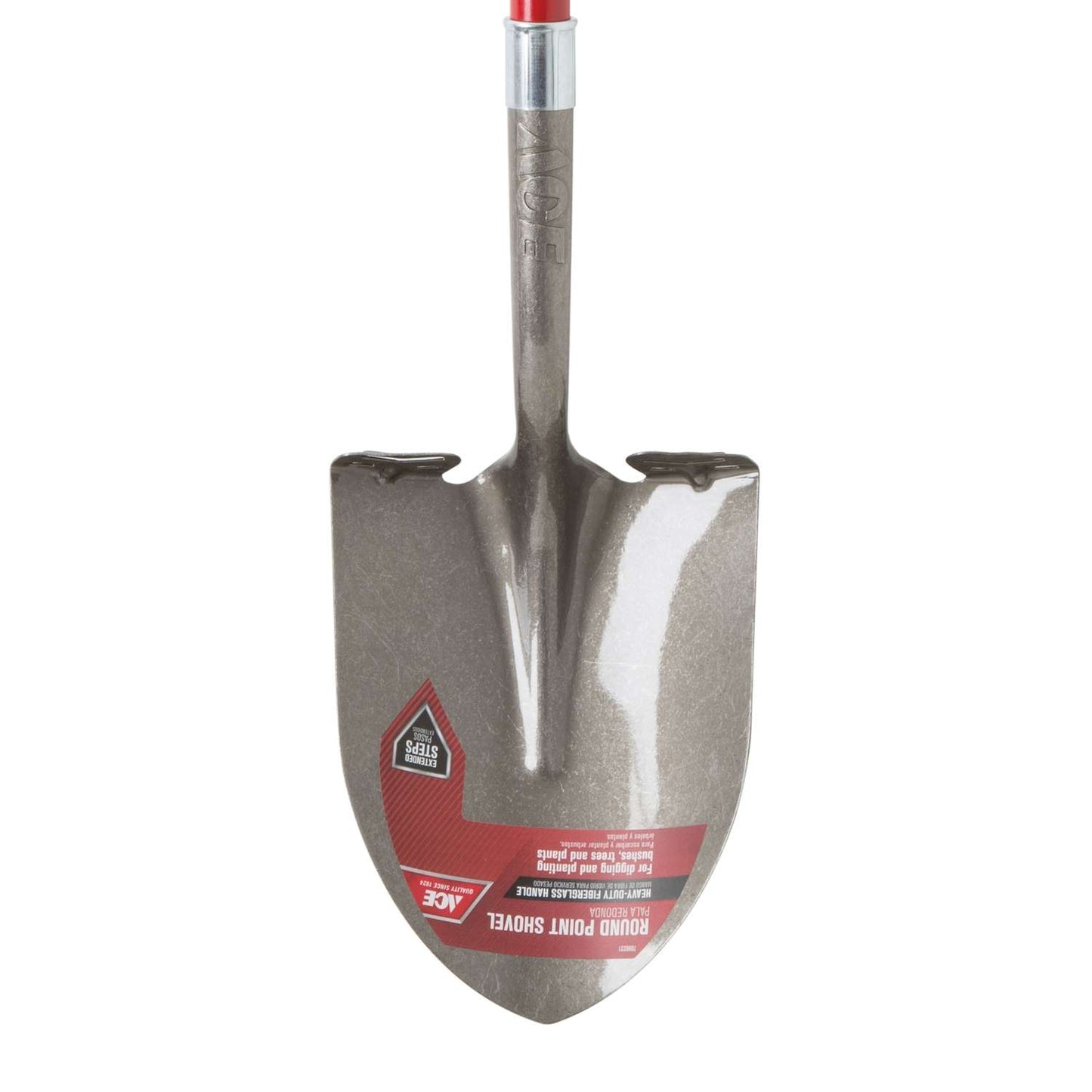  Ace 39 In. Steel Round Digging Shovel Fiberglass Handle